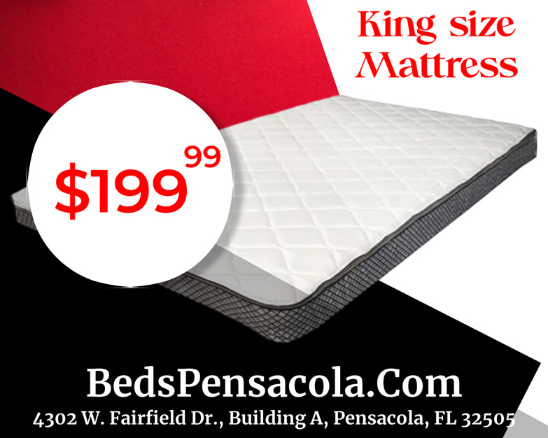 Mattress in king size for only 199.99 dollars